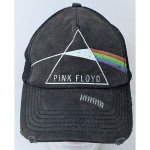 Vintage‎ Y2K Distressed Pink Floyd mesh Trucker Hat Cap 2006 Snapback Concert